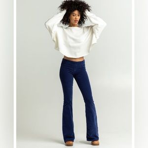 Free People Penny Pull on Cords- Blue